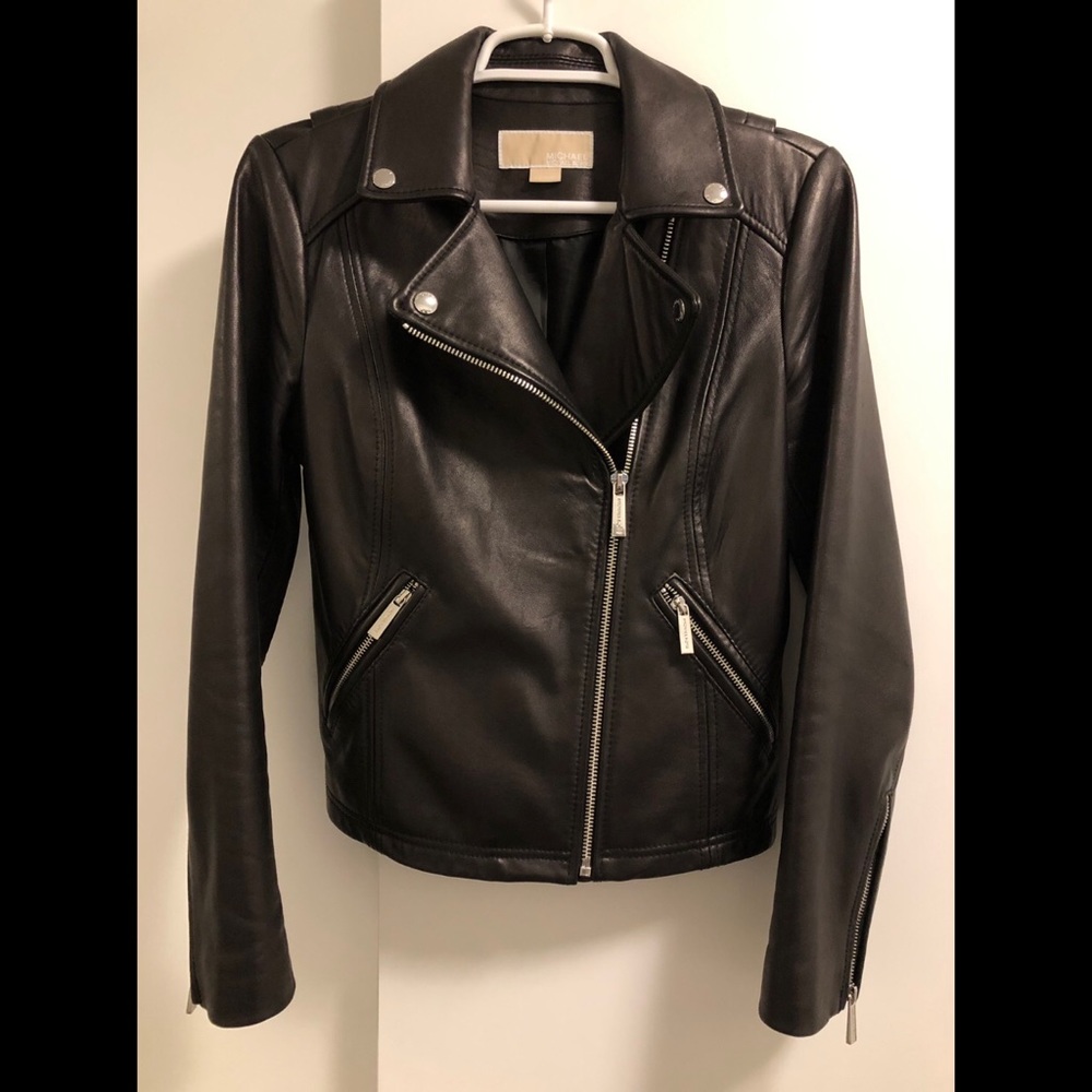 Michael Kors Black Leather Jacket